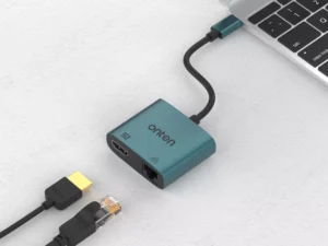 Type-C To HDMI 4K & RJ45100m