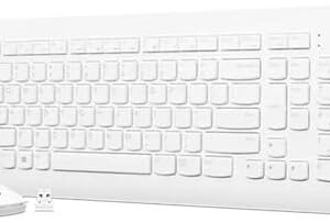 Lenovo 510 Wireless Combo Keyboard & Mouse  (White)